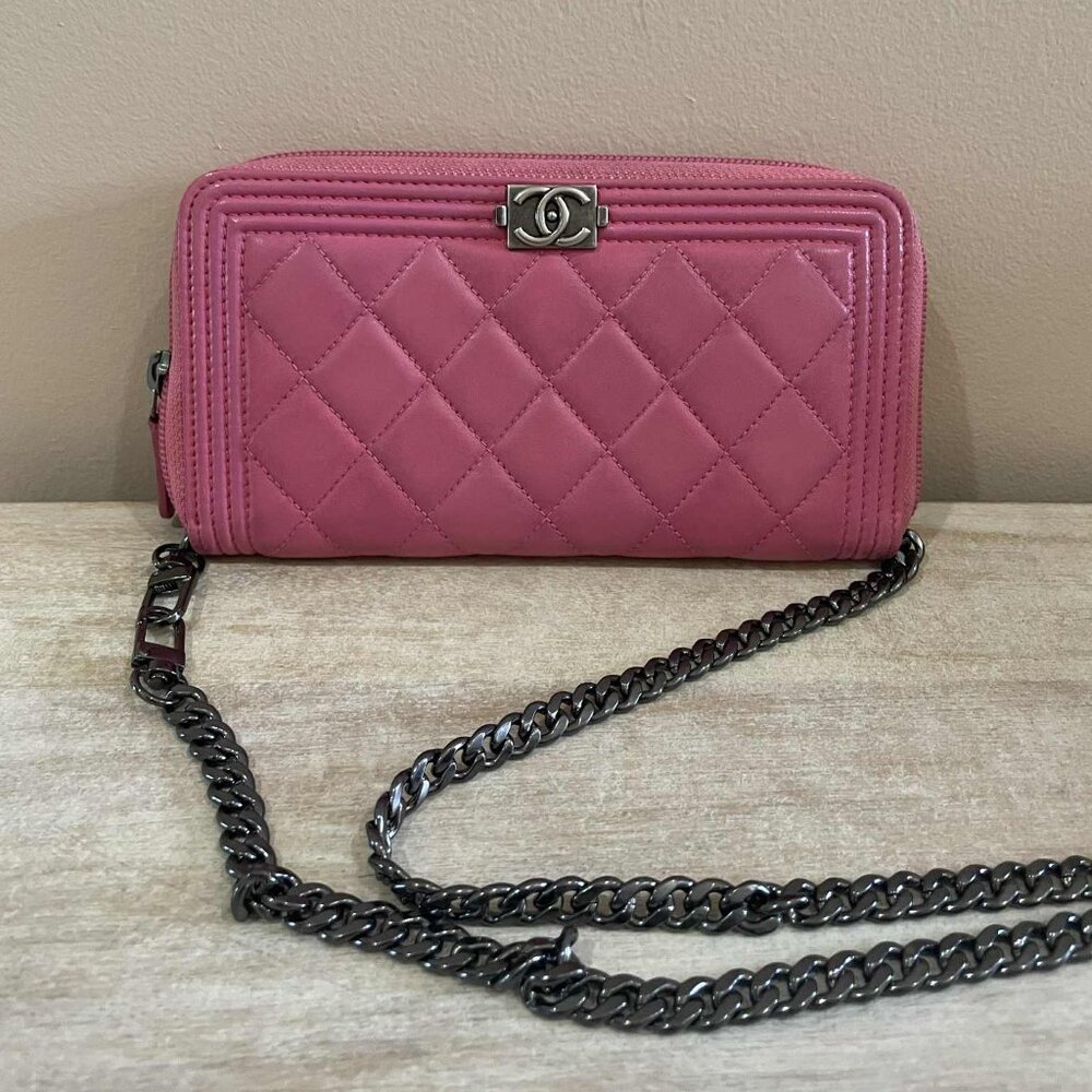 Pink Chanel Crossbody Bag